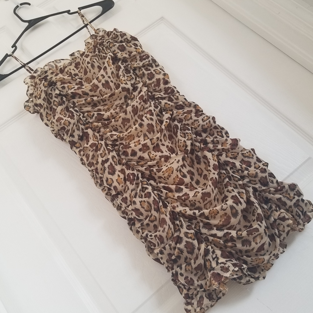 Animal print dress